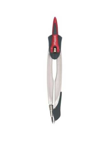 Maped Stop System Alluminio, Nero, Rosso