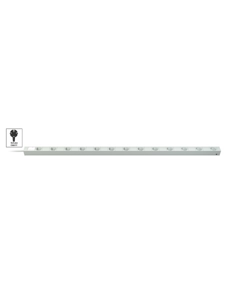 Vertiv Knürr PDU DI-STRIP, Basic, 0U 1U, ingresso Schuko 230V 16A, uscite (13) Schuko