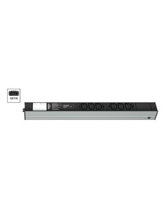 Vertiv Knürr PDU DI-STRIP, Basic, 0U 1U, ingresso GST18 230V 16A, uscite (6) C13