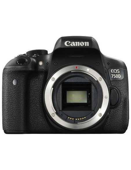 Canon EOS 750D Corpo della fotocamera SLR 24,2 MP CMOS 6000 x 4000 Pixel Nero