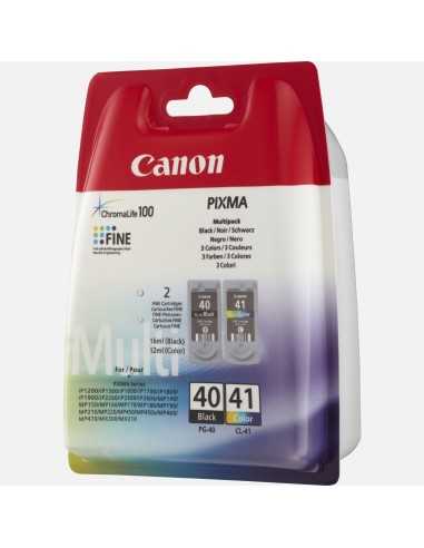 Canon PG-40   CL-41 cartuccia d'inchiostro 2 pz Originale Ciano per foto, Magenta per foto, Nero, Giallo foto