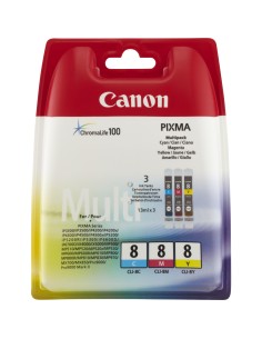 Canon Cartucce d'inchiostro colore Multipack CLI-8 C M Y