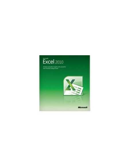 Microsoft Excel 2010 Gold, SA, OLP-NL, GOV Governativa (GOV) 1 licenza e DUT
