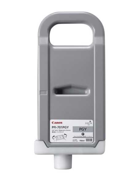 Canon PFI-701PGY Pigment Photo Gray Ink Cartridge cartuccia d'inchiostro Originale Grigio per foto