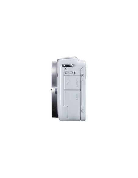 Canon EOS M10 + EF-M 15-45mm f 3.5-6.3 IS STM MILC 18 MP CMOS 5184 x 3456 Pixel Bianco