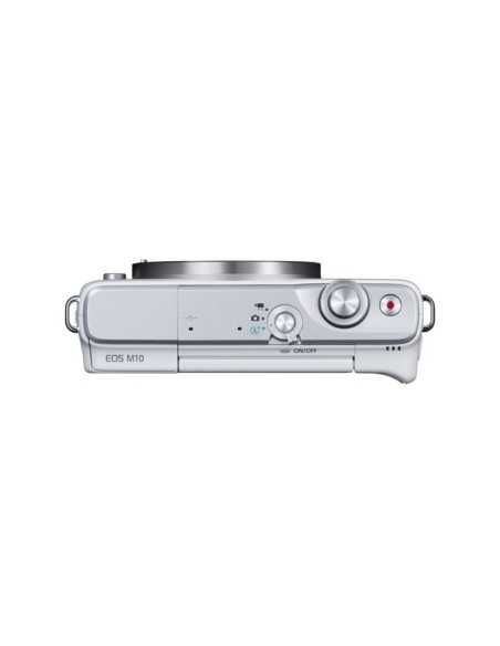 Canon EOS M10 + EF-M 15-45mm f 3.5-6.3 IS STM MILC 18 MP CMOS 5184 x 3456 Pixel Bianco