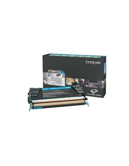 Lexmark C736H1CG cartuccia toner 1 pz Originale Ciano