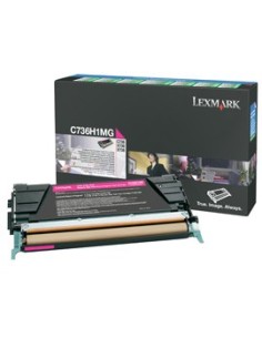 Lexmark C736H1MG cartuccia toner 1 pz Originale Magenta