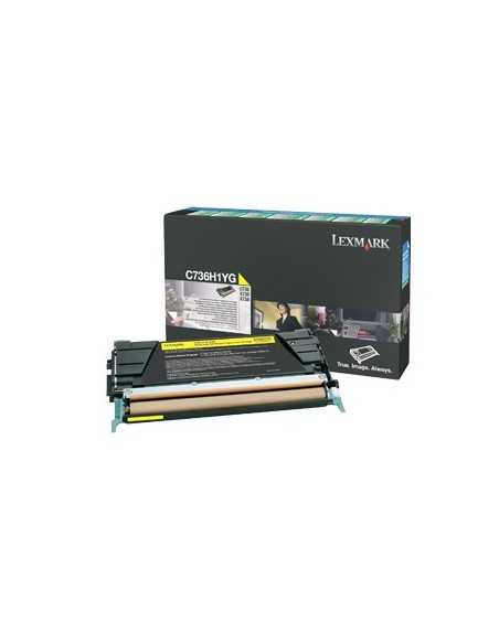 Lexmark C736H1YG cartuccia toner 1 pz Originale Giallo