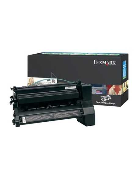 Lexmark C782 Black Extra High Yield Return Program Print Cartridge cartuccia toner Originale Nero