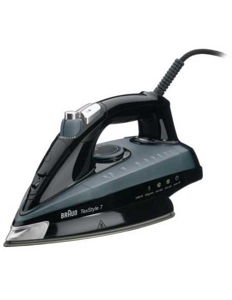 Braun TexStyle 7 TS745A Ferro a vapore Eloxal 2400 W Nero, Grigio
