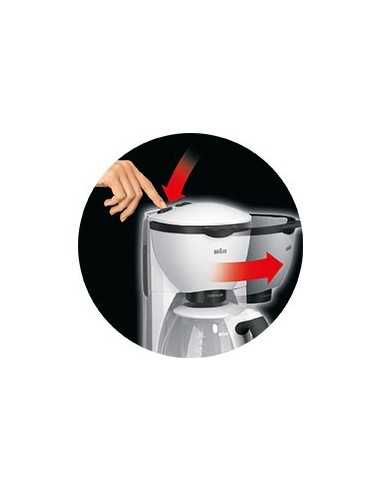 Braun KF 520 1 WH Manuale Macchina da caffè con filtro