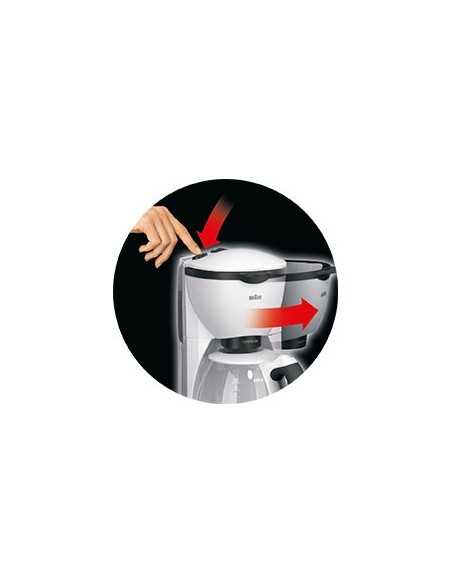 Braun KF 520 1 WH Manuale Macchina da caffè con filtro