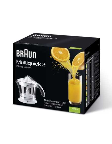 Braun Multiquick MPZ9 spremiagrumi elettrico 20 W Trasparente