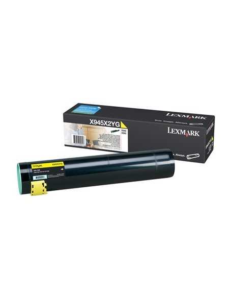 Lexmark X940e, X945e Yellow High Yield Toner Cartridge cartuccia toner Originale Giallo