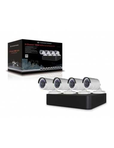 Conceptronic C8CCTVKITD10801TB kit di videosorveglianza Cablato 8 canali