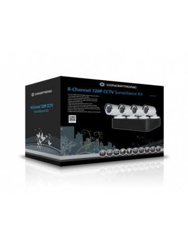 Conceptronic C8CCTVKITD6TB kit di videosorveglianza Cablato 8 canali