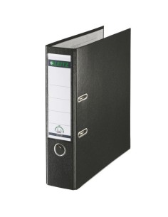 Leitz Plastic Lever Arch File A4 80mm 180° Nero