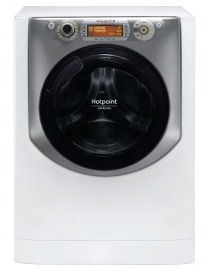 Hotpoint AQ97D 49D IT lavatrice Caricamento frontale 9 kg 1400 Giri min Argento, Bianco