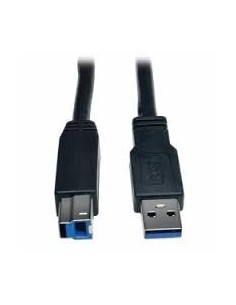 Overland-Tandberg 0.8m, USB3.0-A USB3.0-B cavo USB 0,8 m USB 3.2 Gen 1 (3.1 Gen 1) USB A USB B Nero