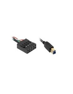 Overland-Tandberg 0.81m, 2x10pin USB3.0-B cavo USB 0,81 m USB 3.2 Gen 1 (3.1 Gen 1) USB B Nero
