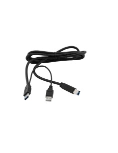 Overland-Tandberg 1021742 cavo USB 1,5 m USB 3.2 Gen 1 (3.1 Gen 1) 2 x USB A USB B Nero