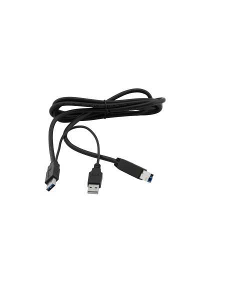 Overland-Tandberg 1021742 cavo USB 1,5 m USB 3.2 Gen 1 (3.1 Gen 1) 2 x USB A USB B Nero