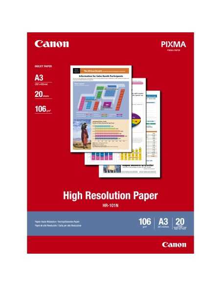 Canon Carta per alta risoluzione HR-101N A3 - 20 fogli