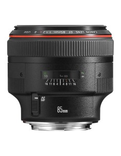Canon EF 85mm f 1.2 L USM II Lens Teleobiettivo Nero