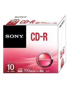 Sony 10CDQ80SS CD vergine CD-R 700 MB 10 pz
