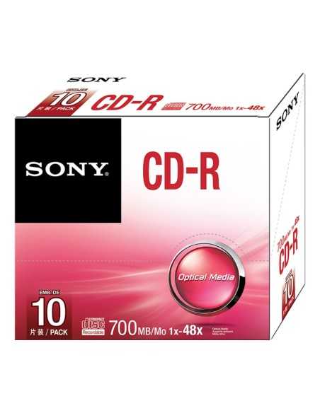 Sony 10CDQ80SS CD vergine CD-R 700 MB 10 pz