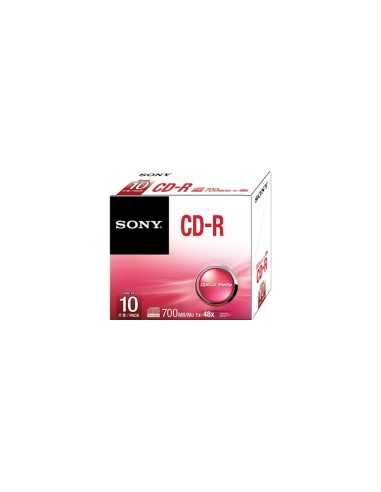 Sony 10CDQ80SS CD vergine CD-R 700 MB 10 pz
