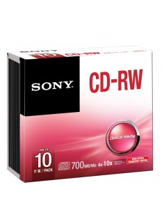 Sony 10CRW80SHS CD vergine CD-RW 700 MB 10 pz
