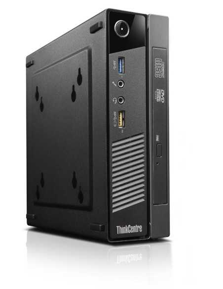 Lenovo ThinkCentre M83 DDR3L-SDRAM i5-4590T mini PC Intel® Core™ i5 4 GB 192 GB SSD Windows 7 Professional Nero