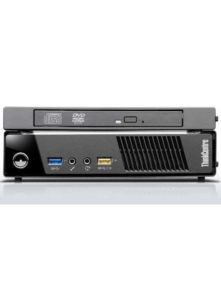 Lenovo ThinkCentre M83 DDR3L-SDRAM i5-4590T mini PC Intel® Core™ i5 4 GB 192 GB SSD Windows 7 Professional Nero