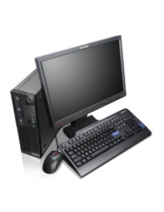 Lenovo ThinkCentre M73 DDR3-SDRAM i7-4790 SFF Intel® Core™ i7 8 GB 500 GB HDD Windows 7 Professional PC Nero 2