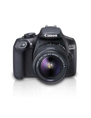 Canon EOS 1300D + EF-S 18-55 IS II Kit fotocamere SLR 18 MP CMOS 5184 x 3456 Pixel Nero