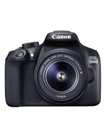 Canon EOS 1300D + EF-S 18-55 DC III Kit fotocamere SLR 18 MP CMOS 5184 x 3456 Pixel Nero