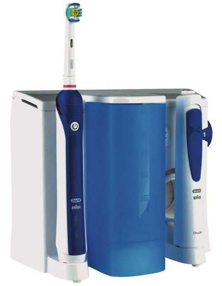 Braun Professional Care Center 3000 Adulto Spazzolino rotante-oscillante Blu, Bianco