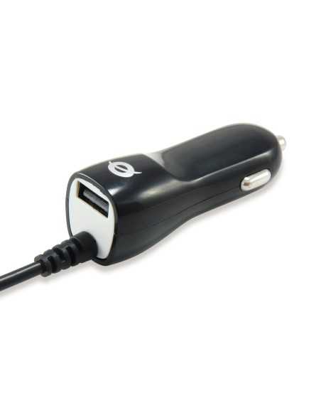 Conceptronic CUSBCARMICU2A Caricabatterie per dispositivi mobili Nero, Bianco Auto
