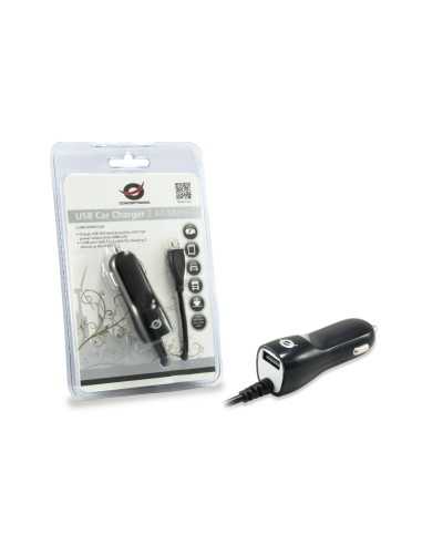 Conceptronic CUSBCARMICU2A Caricabatterie per dispositivi mobili Nero, Bianco Auto