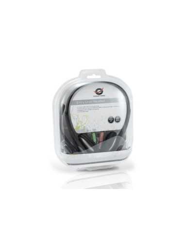 Conceptronic CEASYSTAR cuffia e auricolare Con cavo e senza cavo A Padiglione Ufficio Nero, Grigio