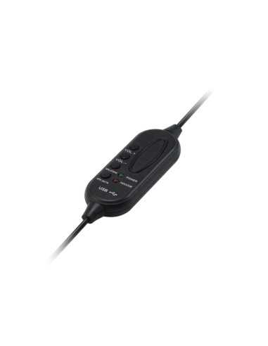 Conceptronic CMUSICSTARU cuffia e auricolare Cablato A Padiglione Musica e Chiamate Nero