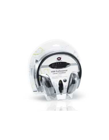 Conceptronic CMUSICSTARU cuffia e auricolare Cablato A Padiglione Musica e Chiamate Nero