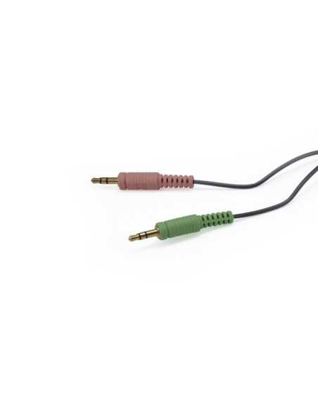Conceptronic CMUSICSTARR cuffia e auricolare Cablato A Padiglione Musica e Chiamate Nero, Rosso