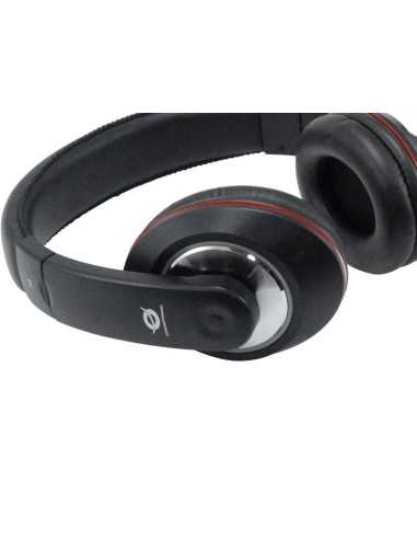 Conceptronic CMUSICSTARR cuffia e auricolare Cablato A Padiglione Musica e Chiamate Nero, Rosso
