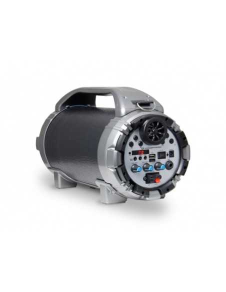 Conceptronic CSPKBTBASSACTION altoparlante portatile Altoparlante portatile stereo Nero, Argento 25 W