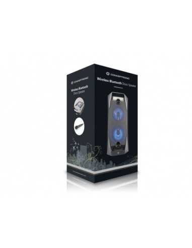 Conceptronic CSPKBTBASSDISCOG altoparlante portatile Nero, Grigio 50 W