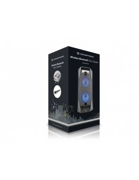 Conceptronic CSPKBTBASSDISCOG altoparlante portatile Nero, Grigio 50 W