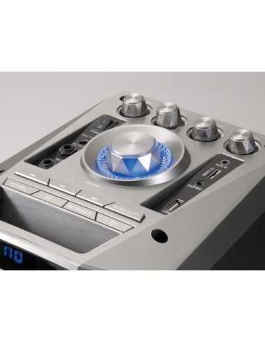 Conceptronic CSPKBTBASSDISCOG altoparlante portatile Nero, Grigio 50 W